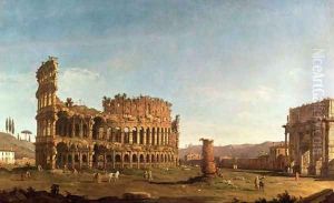 Colosseum and Arch of Constantine, Rome