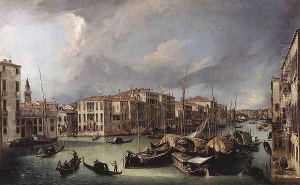 The Grand Canal With The Rialto Bridge In The Background - view 1