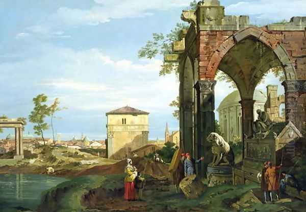 Capriccio with Motifs from Padua, c.1756 - view 1