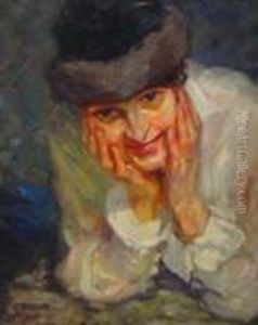 Ritratto Di Signora by Giuseppe Cominetti