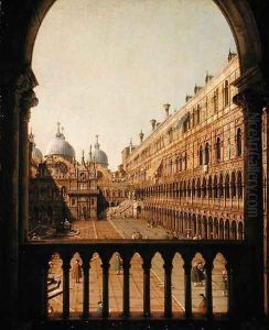 Interior Court of the Doge's Palace, Venice, c.1756