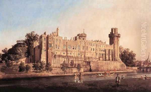 Warwick Castle The South Front - view 1