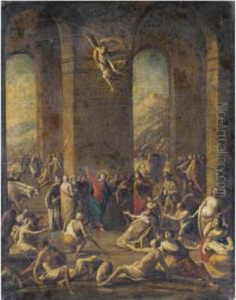 Christ At The Pool Of Bethseda - view 1