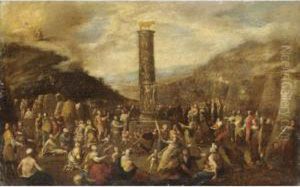 L'adorazione Del Vitello D'oro by Scipione Compagno