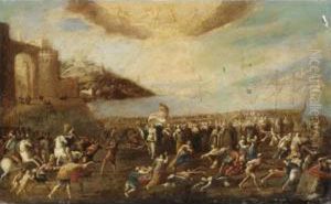 Il Martirio Di Sant'orsola by Scipione Compagno