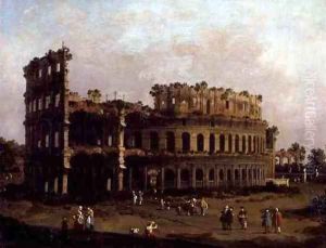 The Colosseum by (Giovanni Antonio Canal) Canaletto