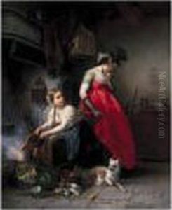 Les Jeunes Bressanes by Francois Claudius Compte-Calix
