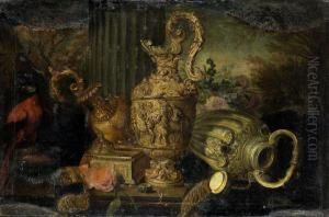 Nature Morte Aux Pieces D'orfevrerie