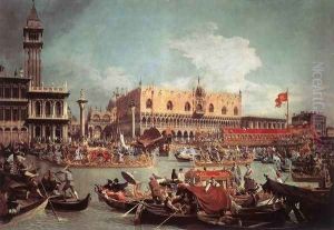 The Bucintoro Returning To The Molo On Ascension Day