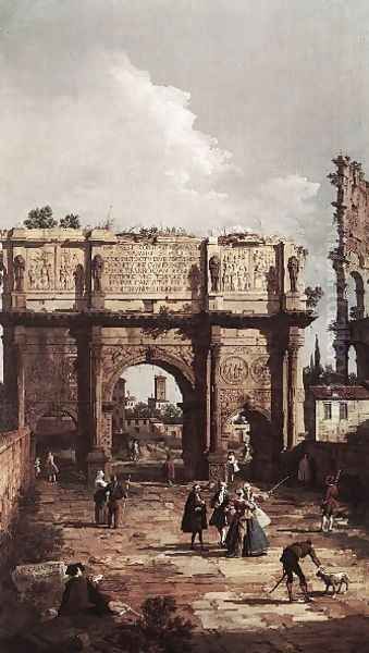 Rome The Arch Of Constantine - view 1