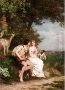 Daphnis And Chloe by Pierre Charles Comte