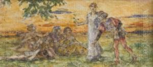 Quattro Fanciulle E Un Uomo by Luigi Conconi