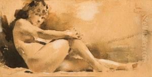 Nudo Di Donna Sdraiata by Luigi Conconi