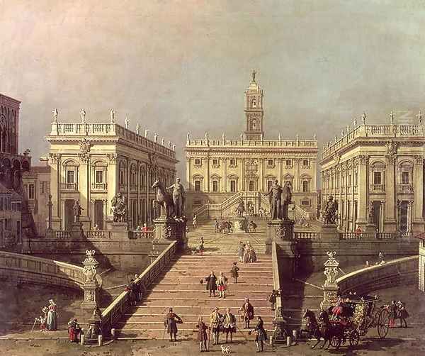 View of Piazza del Campidoglio and Cordonata, Rome - view 1