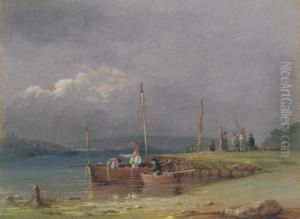 Plymouth Hoe And Drake's Island From Cremyll Point