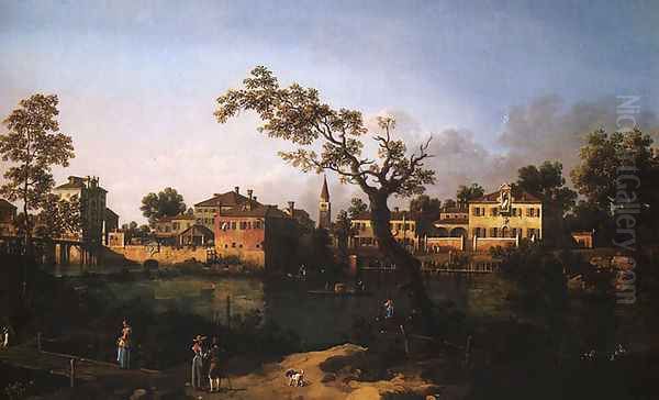 View Of A River Perhaps In Padua - view 1