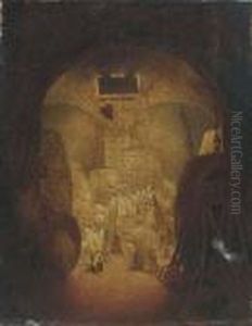 Drunken Sailors In A Wine Cellar, Shaded As A Skull by Condy, Nicholas Matthews