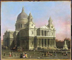 St. Paul's Cathedral, 1754 by (Giovanni Antonio Canal) Canaletto