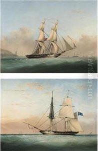 Hms Ranger In A Stiff Breeze by Condy, Nicholas Matthews