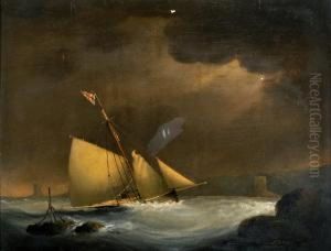 A Cutter In Rough Seas