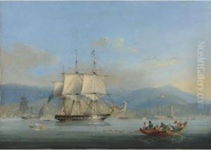 A British Corvette Off Algiers by Condy, Nicholas Matthews