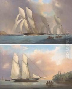 Fernande, R.w.y.c. Winning The Queen's Vase, Plymouth, August26