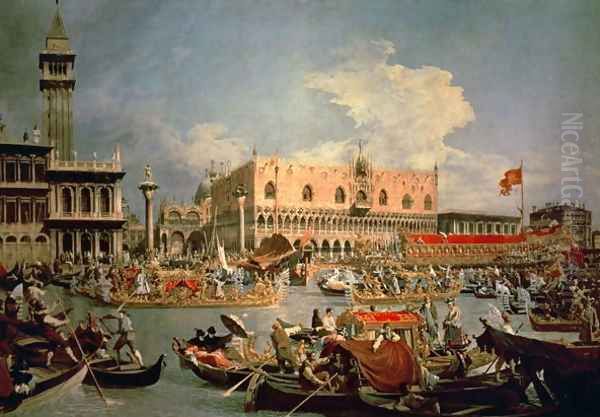 Return of the Bucintoro on Ascension Day - view 1