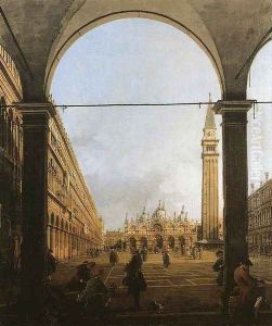 Piazza San Marco Looking East From The North West Corner