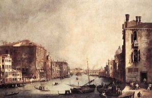 Rio Dei Mendicanti Looking South by (Giovanni Antonio Canal) Canaletto