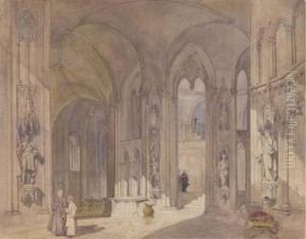 Interior Of The Oreux Chapel, France - view 1