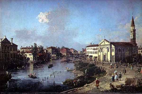 Dolo on the Brenta, with Church of St. Rocco and the Villa Zanon-Bon - view 1