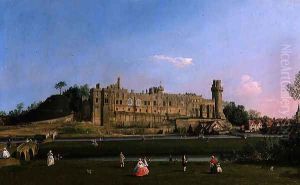 Warwick Castle, c.1748-49 by (Giovanni Antonio Canal) Canaletto