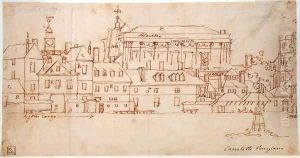 Horse Guards, London by (Giovanni Antonio Canal) Canaletto