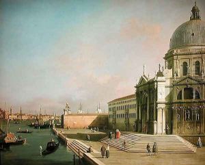 The Grand Canal by (Giovanni Antonio Canal) Canaletto