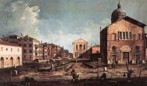 View Of San Giuseppe Di Castello by (Giovanni Antonio Canal) Canaletto