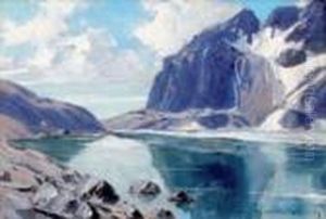 Lac De L'echauda by Charles Henry Contencin