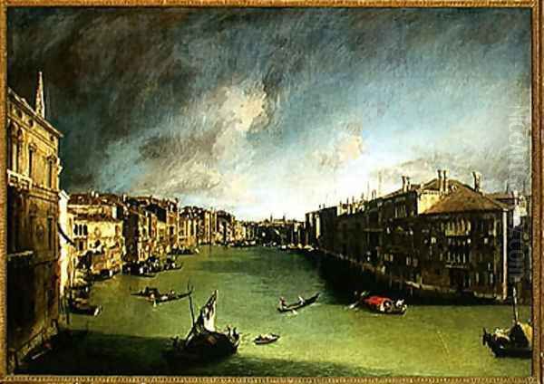 The Grand Canal, View of the Palazzo Balbi towards the Rialto Bridge, 1724 - view 1