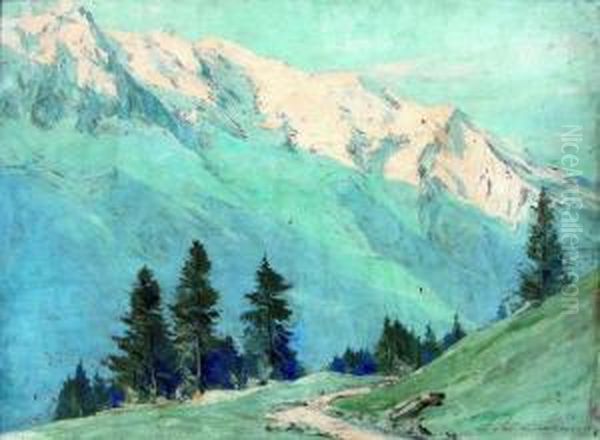 Lever De Soleil Sur Le Mont Blanc - view 1