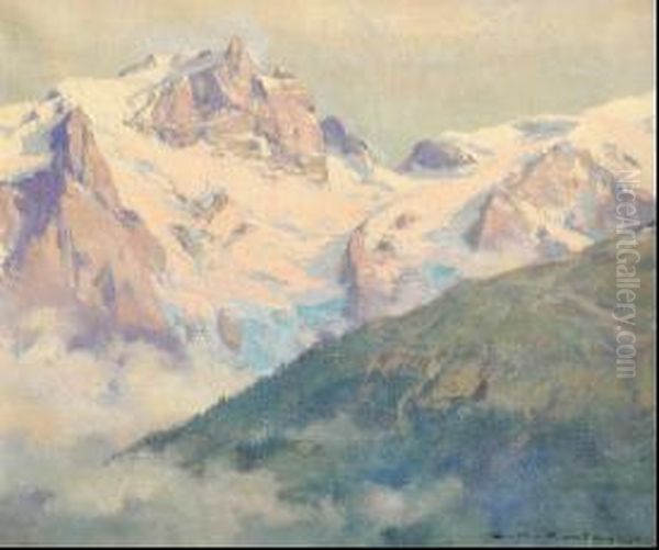 Coucher De Soleil Sur La Neige - view 1