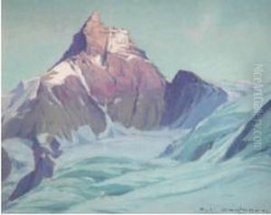 Soir Sur Le Mont Cervin by Charles Henry Contencin