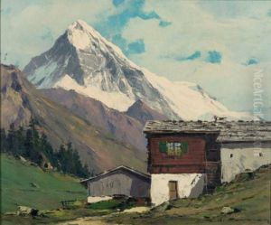  La Dent Blanche  by Charles Henry Contencin