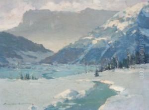 Les Vallees Des Contamines Huile Surisorel