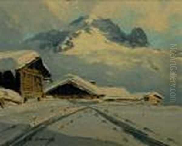 Neige A Trelechamp Et L'aiguille Verte - view 1
