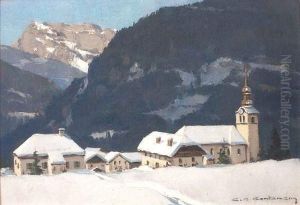 "les Houches En Hiver".