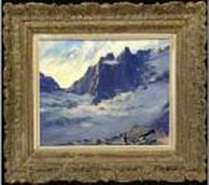 :la Meije by Charles Henry Contencin
