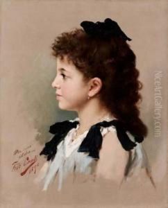 Profilo Femminile by Tito Conti