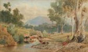Near Tallarook, On The Sydney Road by Ebenezer Wake Cook