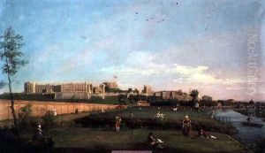 Windsor Castle by (Giovanni Antonio Canal) Canaletto