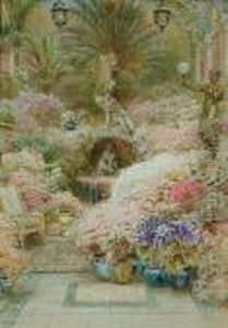 Potted Glories Of Spring by Ebenezer Wake Cook