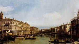 Grand Canal by (Giovanni Antonio Canal) Canaletto